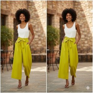 NWT Making the Cut Season 2 Episode 2 Winning Look Joshuas Wide Leg Pants SIZE S